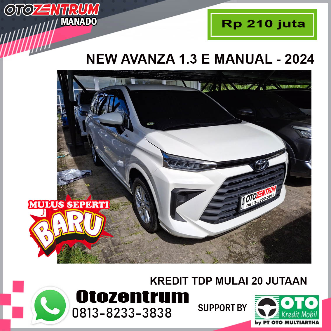 NEW AVANZA 1.3 E MANUAL - DB 1606 RS