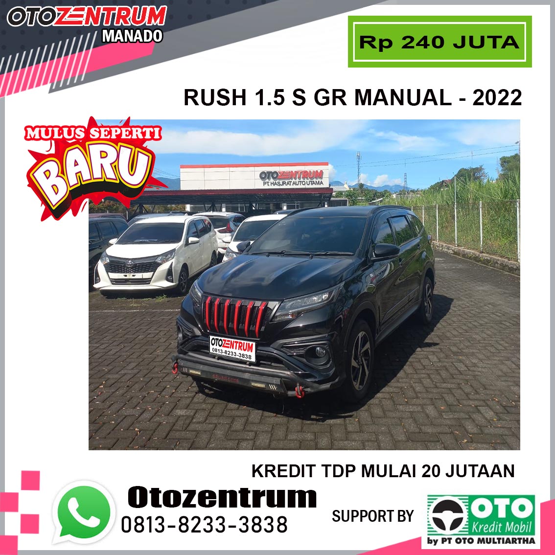 RUSH 1.5 S GR MANUAL - DB 1032 WB