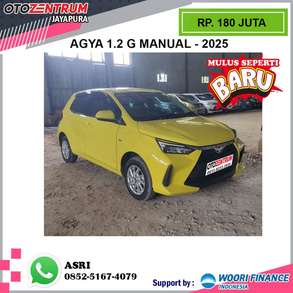 AGYA 1.2 G MANUAL - PA 1589 RR