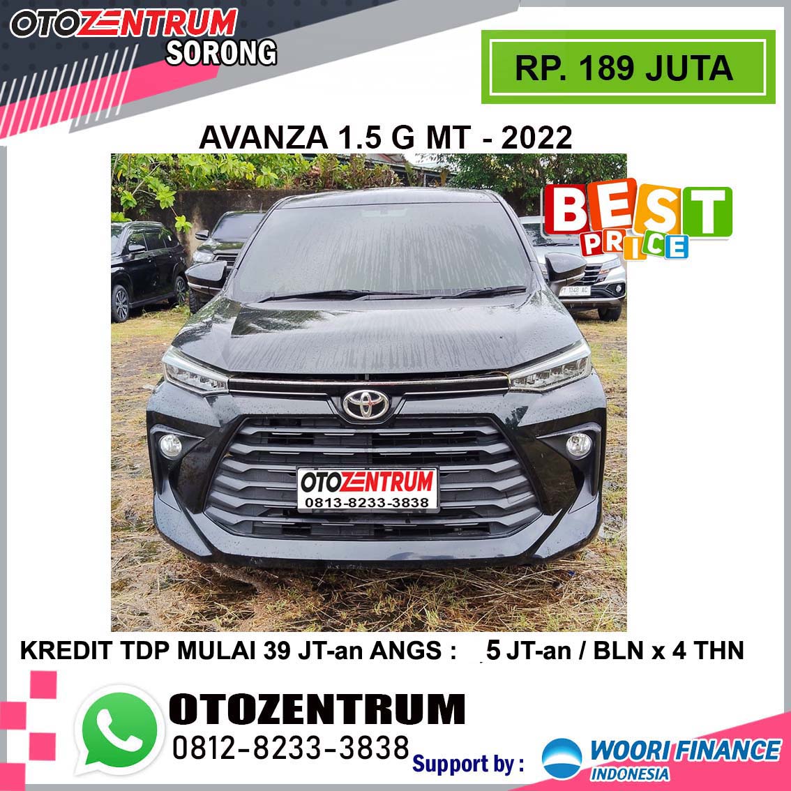 AVANZA 1.5 G MT - 2022 ( PB 1823 SO ) 2