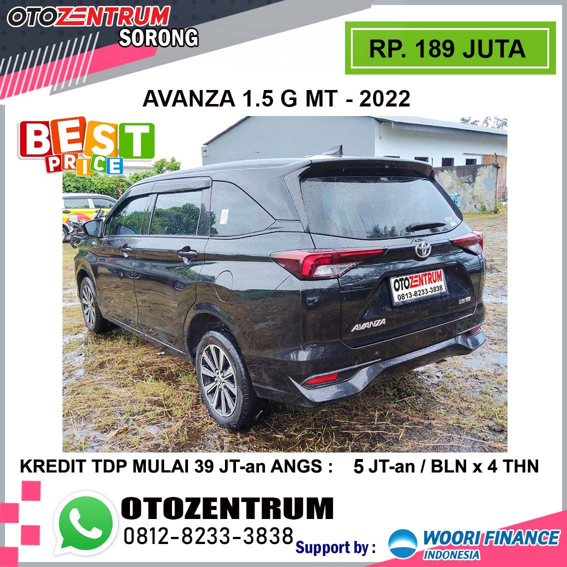 AVANZA 1.5 G MT - 2022 ( PB 1823 SO ) 3