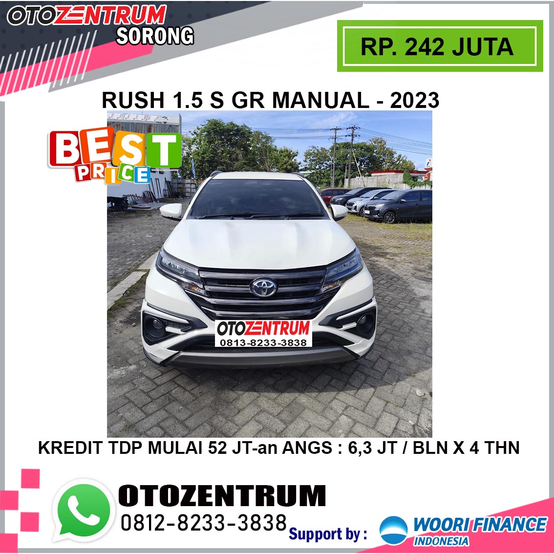 RUSH 1.5 S GR MANUAL - 2023 ( PB 1913 T ) 2