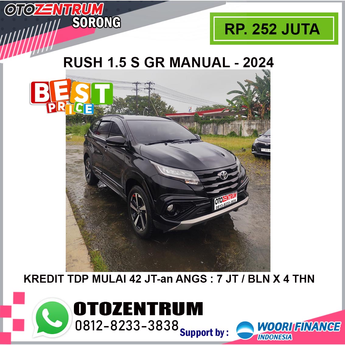 RUSH 1.5 S GR MANUAL - 2024 ( DG 1328 KK )