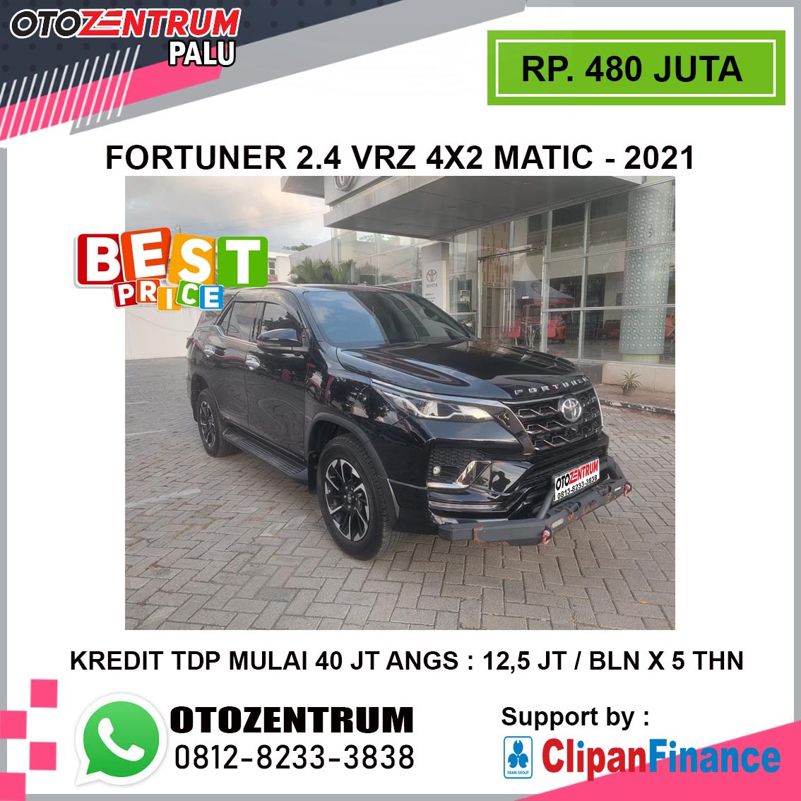FORTUNER 2.4 VRZ 4X2 MATIC - 2021  ( DN 1620 NT ) 2