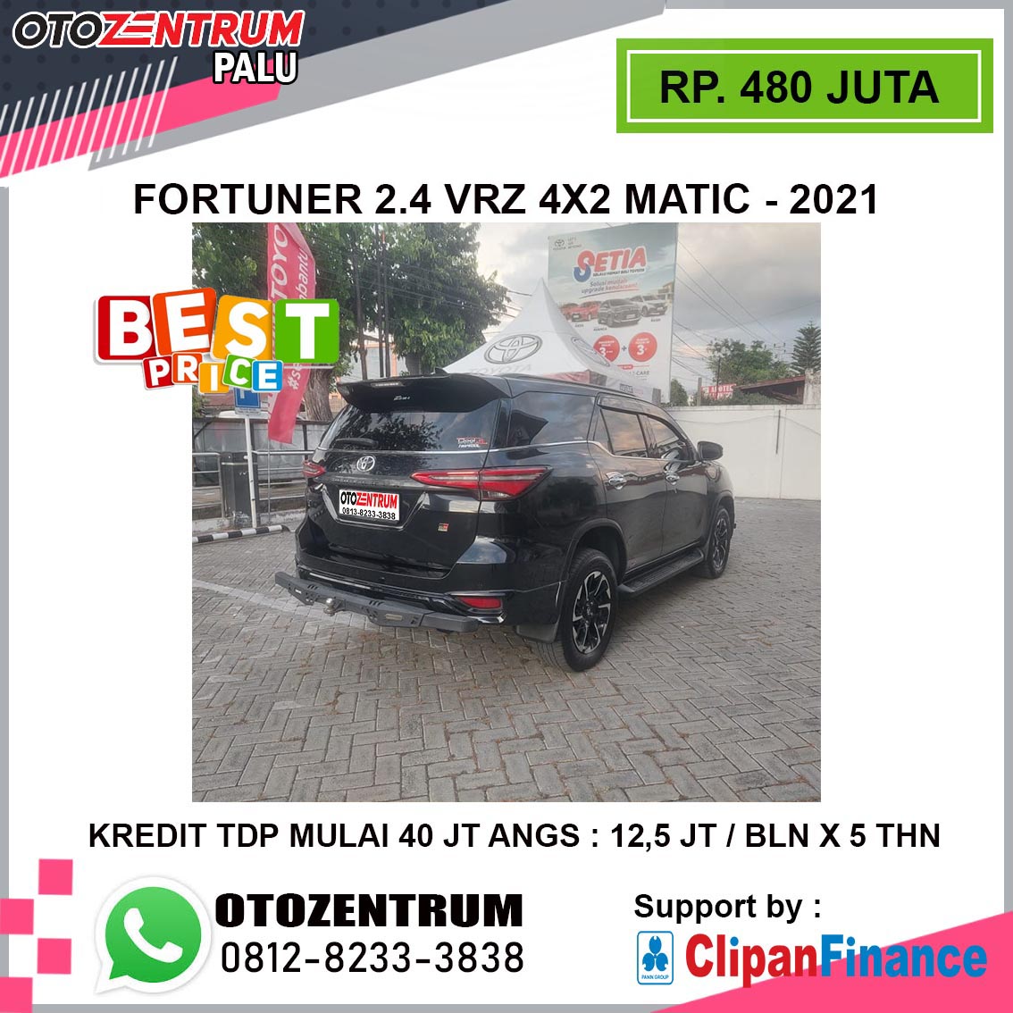 FORTUNER 2.4 VRZ 4X2 MATIC - 2021  ( DN 1620 NT ) 3