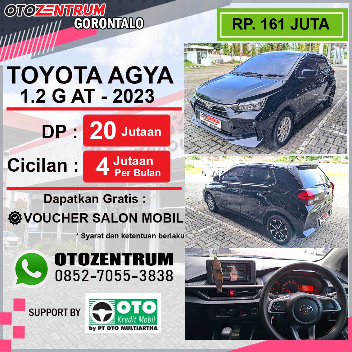 AGYA 1.2 G MATIC - 2023 - DN 1383 IE