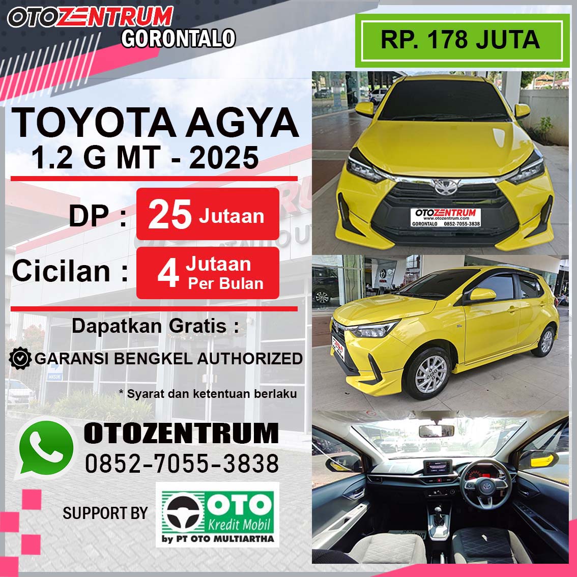 AGYA 1.2 G MATIC - 2025 - DN 1806 IJ