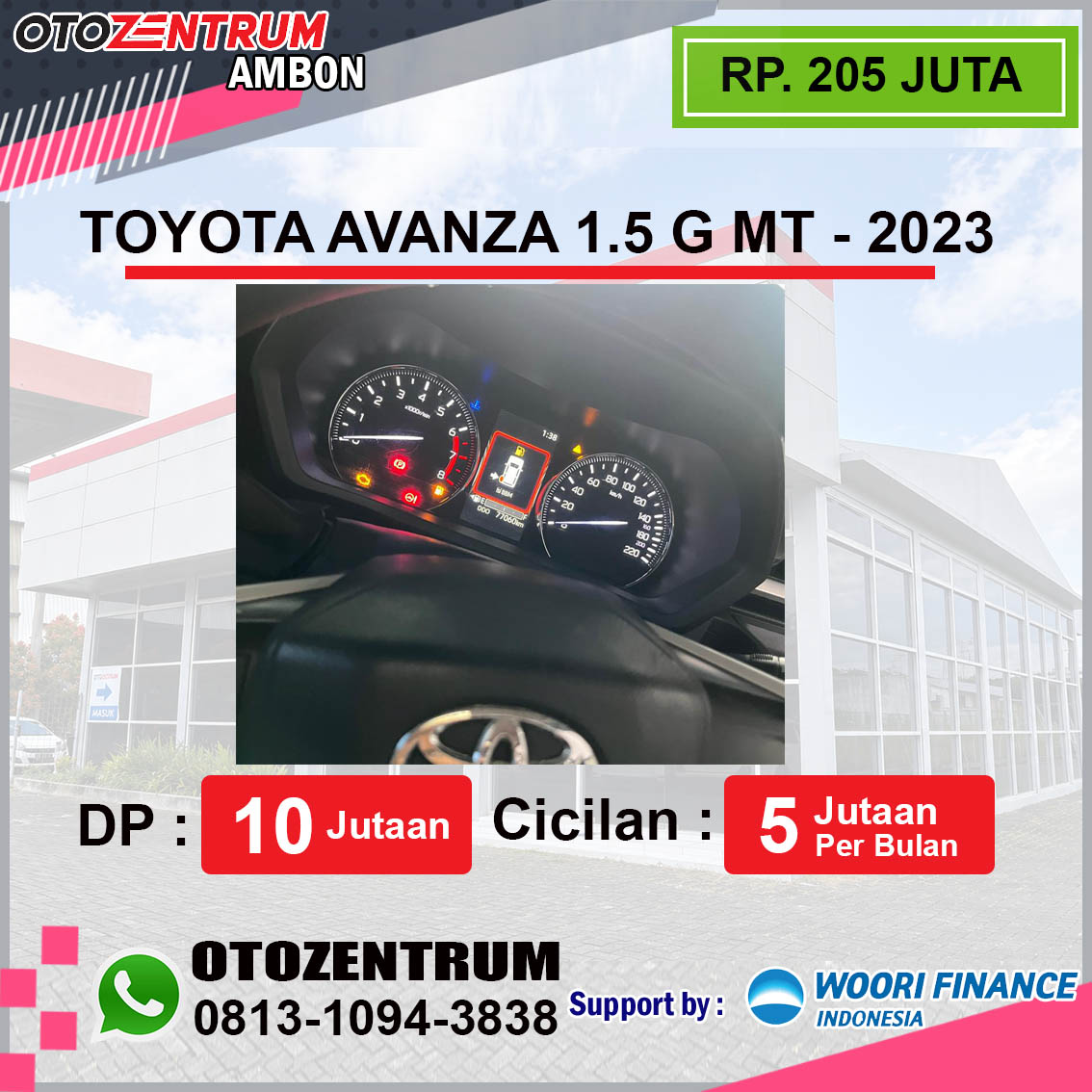 AVANZA 1.5 G MANUAL - 2023 - DE 1255 AT 5