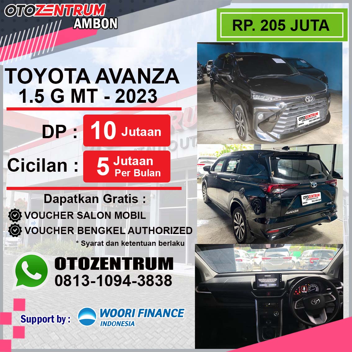AVANZA 1.5 G MANUAL - 2023 - DE 1255 AT
