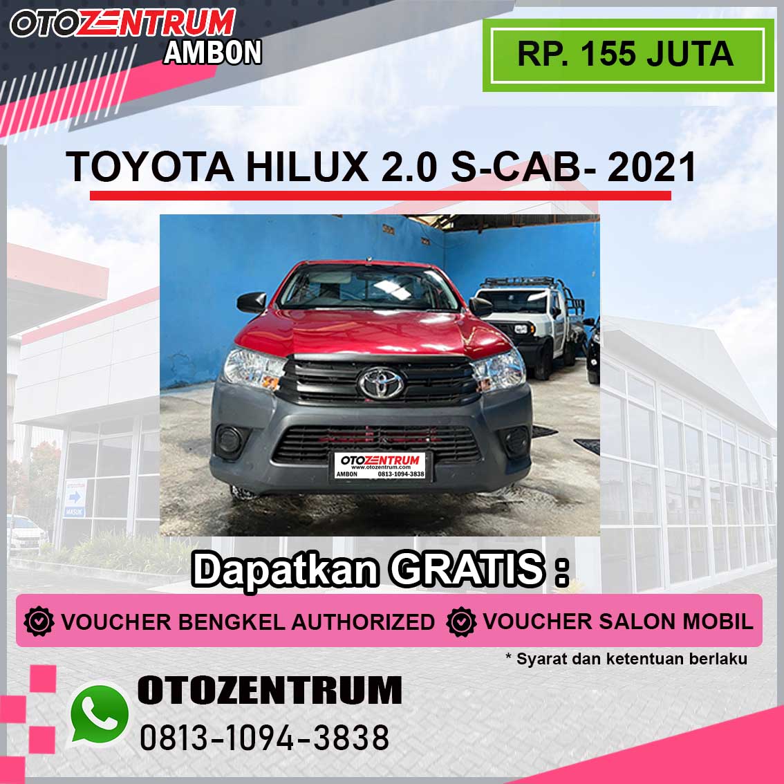 HILUX S-CAB 2.0 MANUAL - 2021 - DE 8352 BA  2