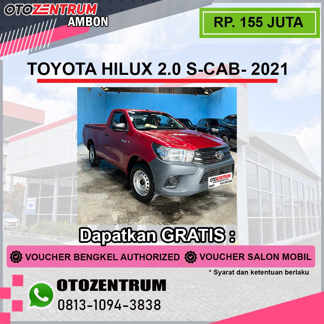 HILUX S-CAB 2.0 MANUAL - 2021 - DE 8352 BA 
