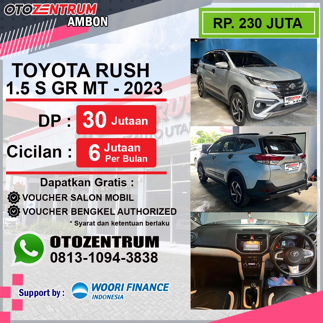 RUSH 1.5 S GR MANUAL - 2023 - DE 1110 DA