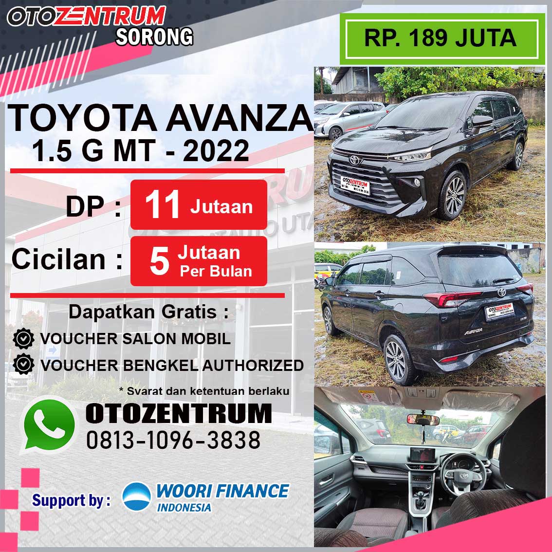 AVANZA 1.5 G MT - 2022 - PB 1823 SO
