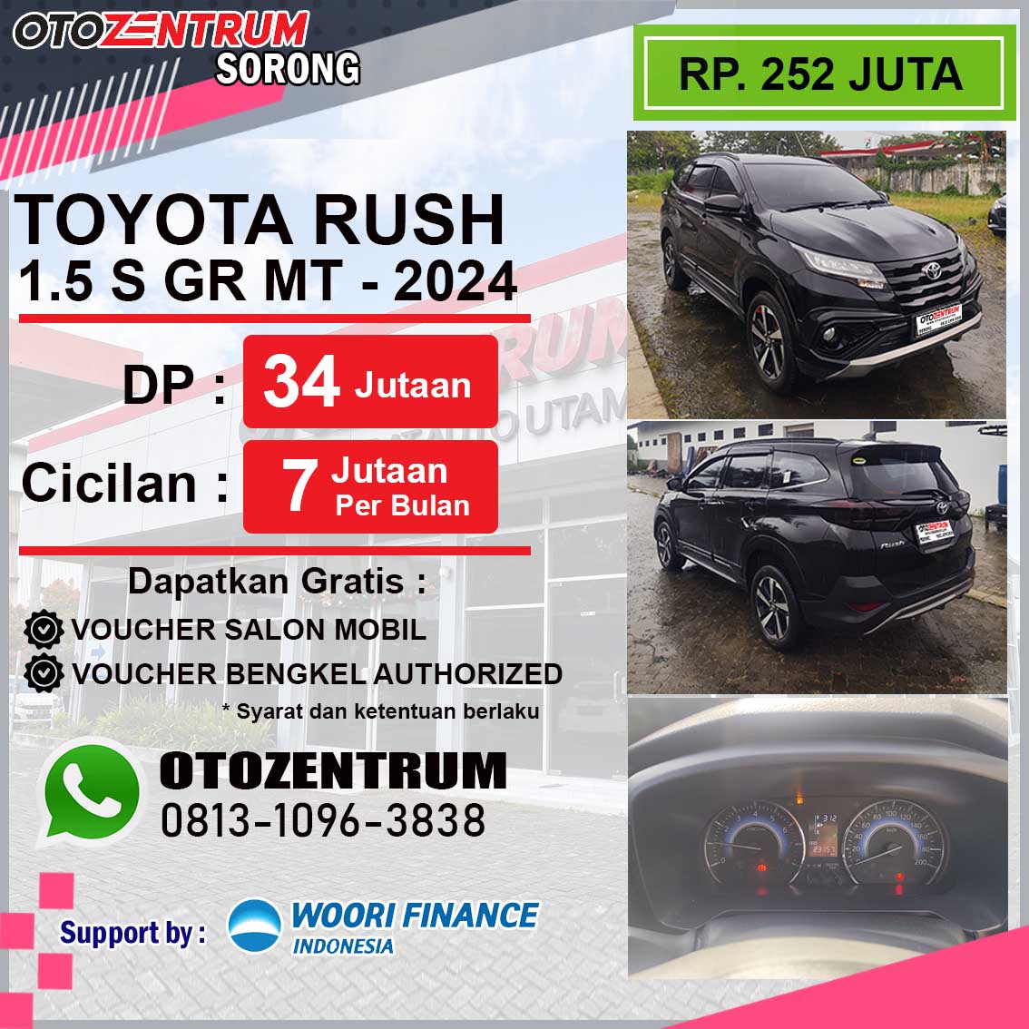 RUSH 1.5 S GR MANUAL - 2024 - DG 1328 KK