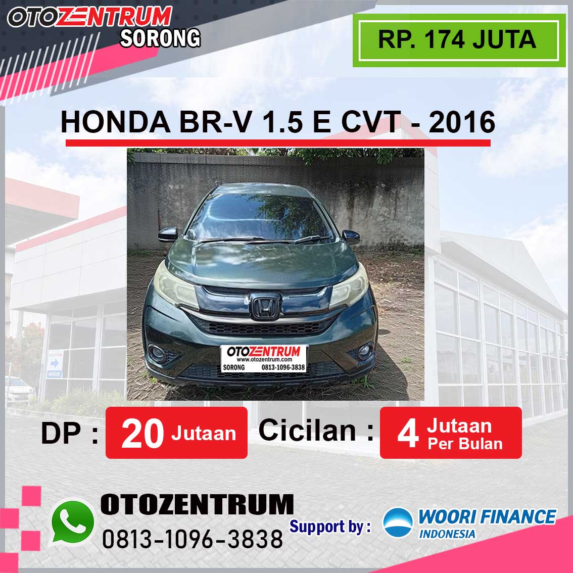 BR-V 1.5 E CVT - 2016 - PB 1747 SI 2