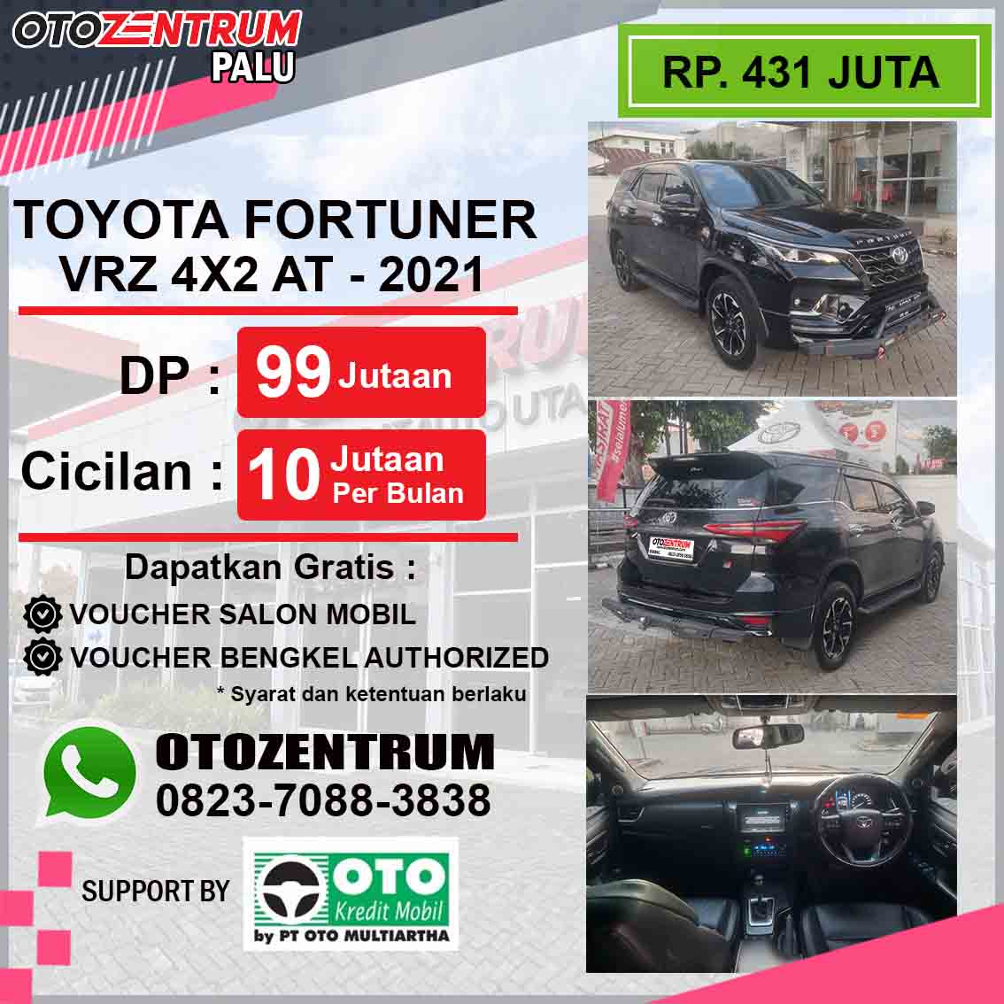 FORTUNER 2.4 VRZ 4X2 AT - 2021 - DN 1620 NT