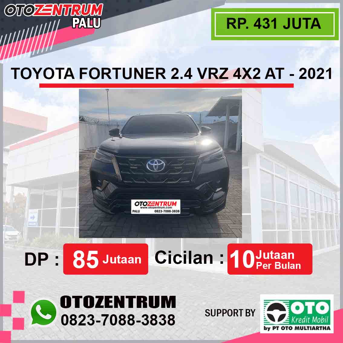 FORTUNER 2.4 VRZ 4X2 AT - 2021 - DN 1035 NW 2