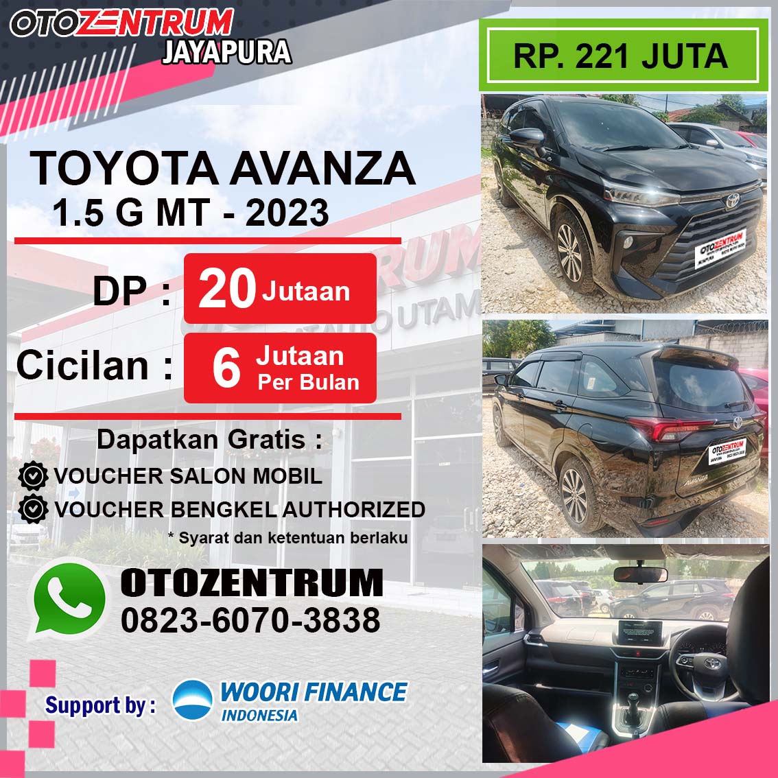 AVANZA 1.5 G MANUAL - 2023 - PA 1554 JF