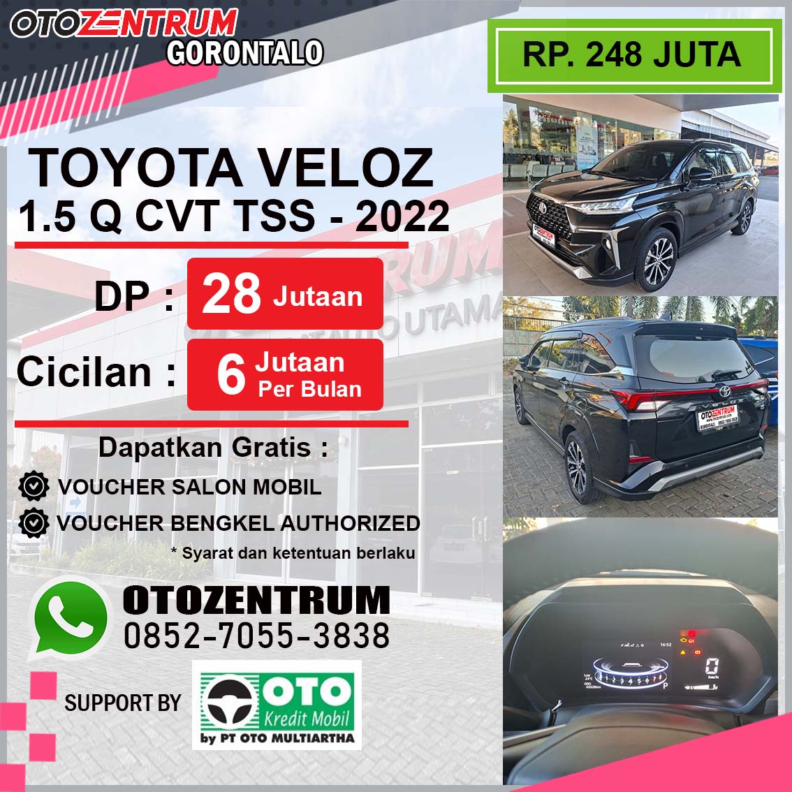 TOYOTA VELOZ 1.5 Q CVT TSS - 2022 -  DM 1637 AV 