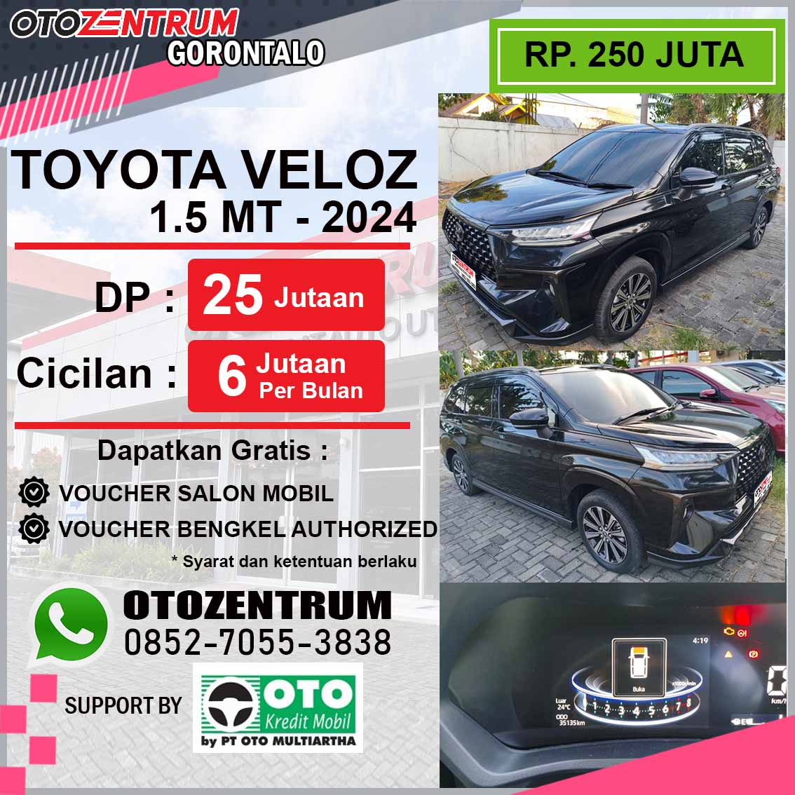 TOYOTA VELOZ 1.5 MT - 2024 - DM 1634 CB