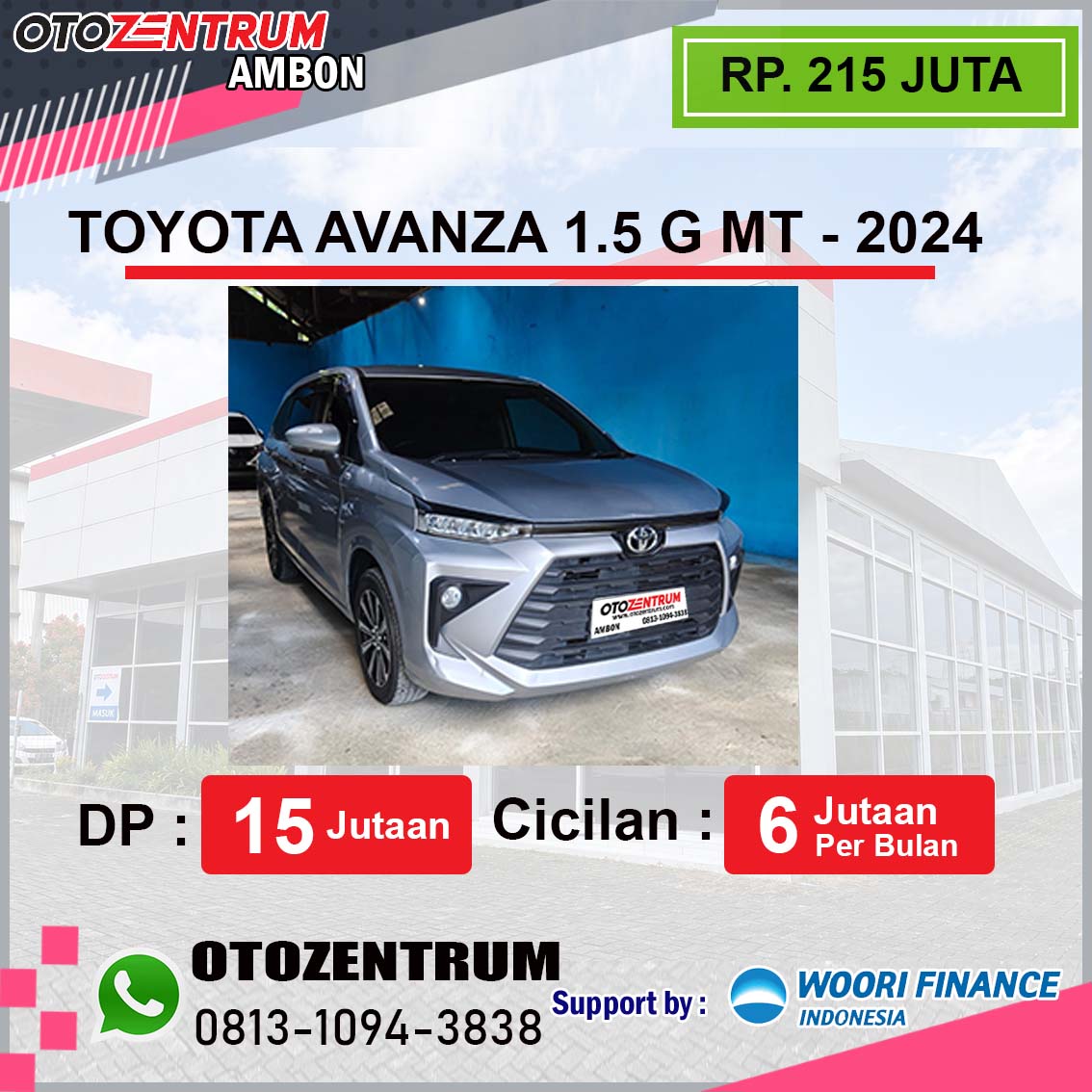AVANZA 1.5 G MANUAL - 2024 - DE 1561 AV 2