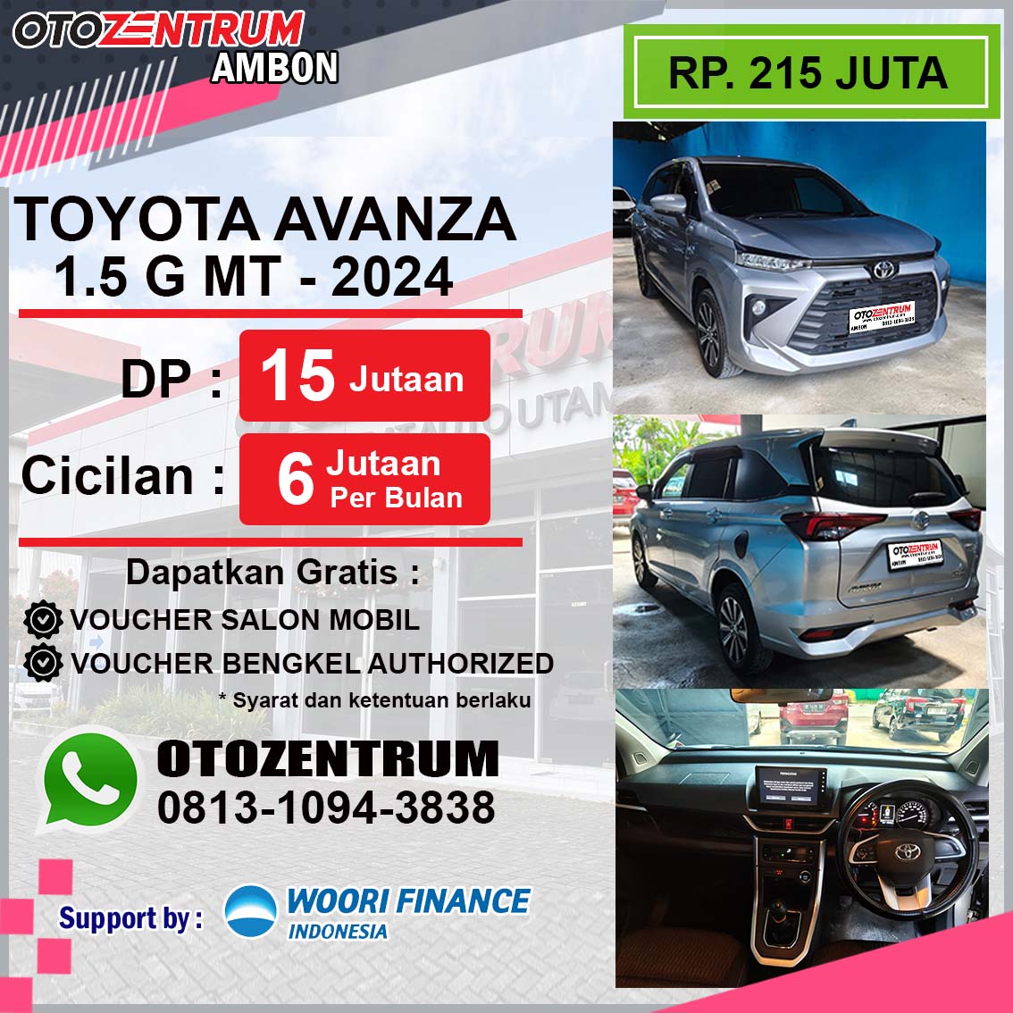 AVANZA 1.5 G MANUAL - 2024 - DE 1561 AV