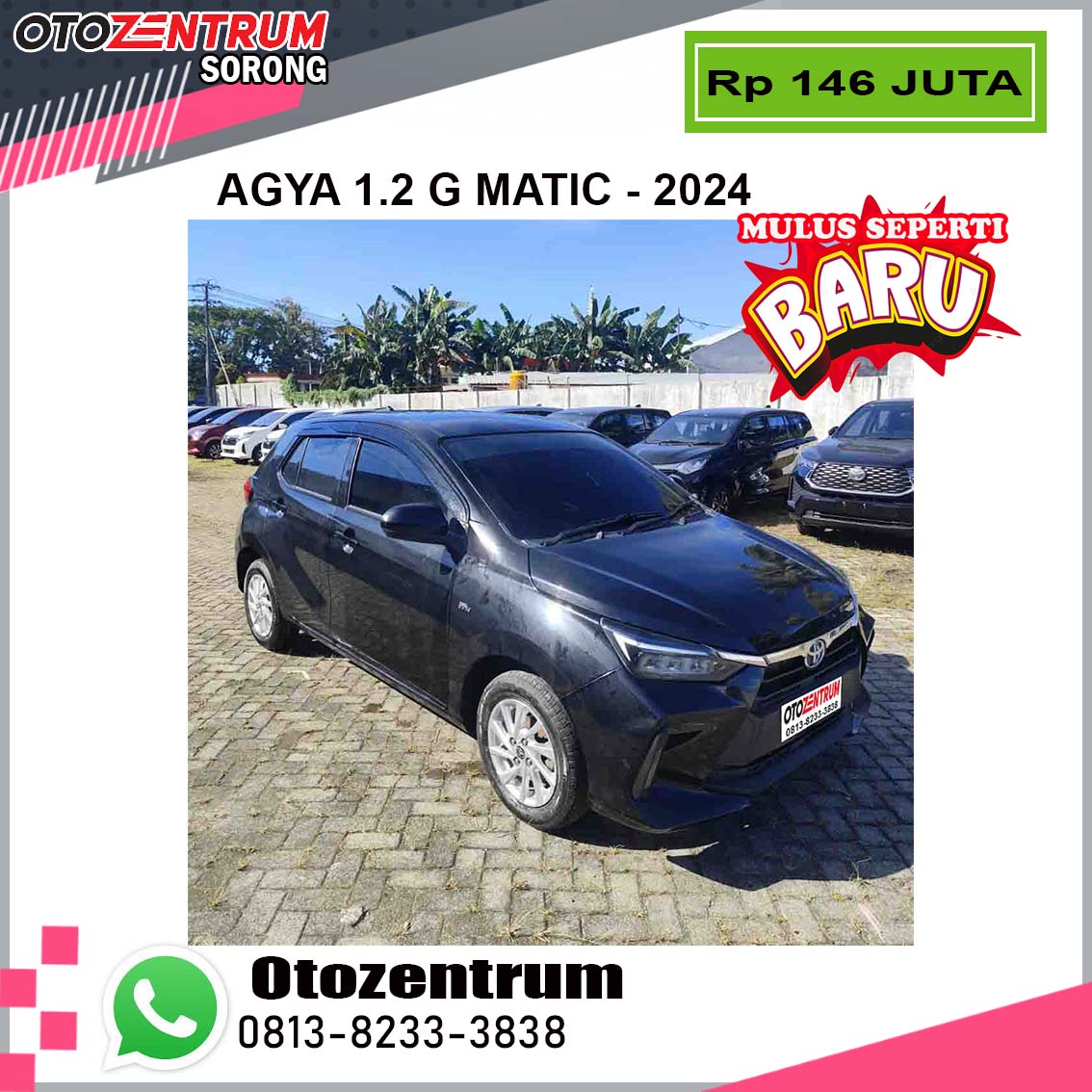 AGYA 1.2 G CVT - PB 1587 AF