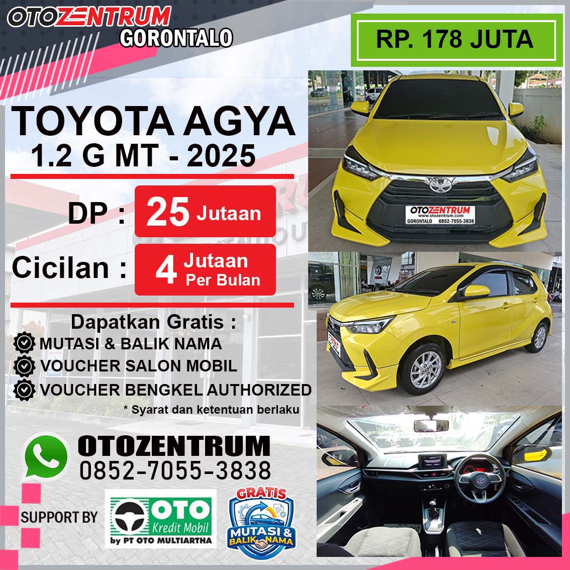 AGYA 1.2 G MATIC - 2025 - DN 1806 IJ