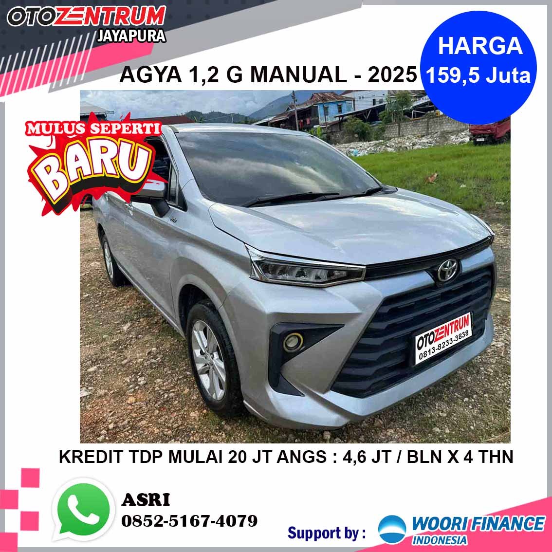 AVANZA 1.3 E M/T - PA 1601 JE