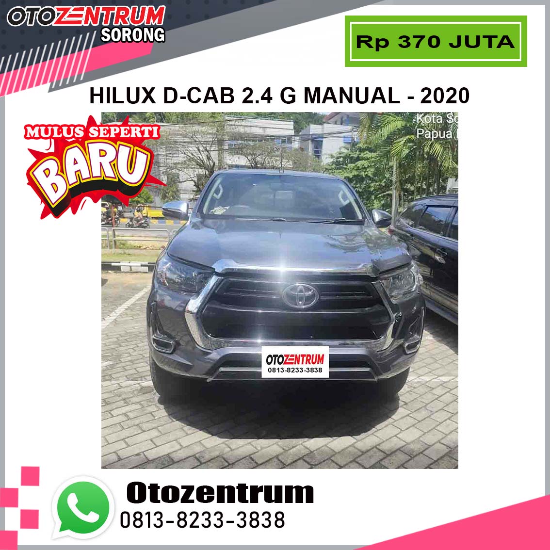 HILUX D-CAB 2.4 G MT - PB 8630 SB