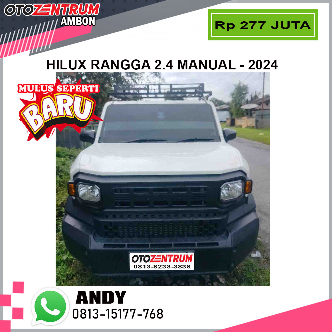 Hilux Rangga 2.4 M/T - DE 8986 AH