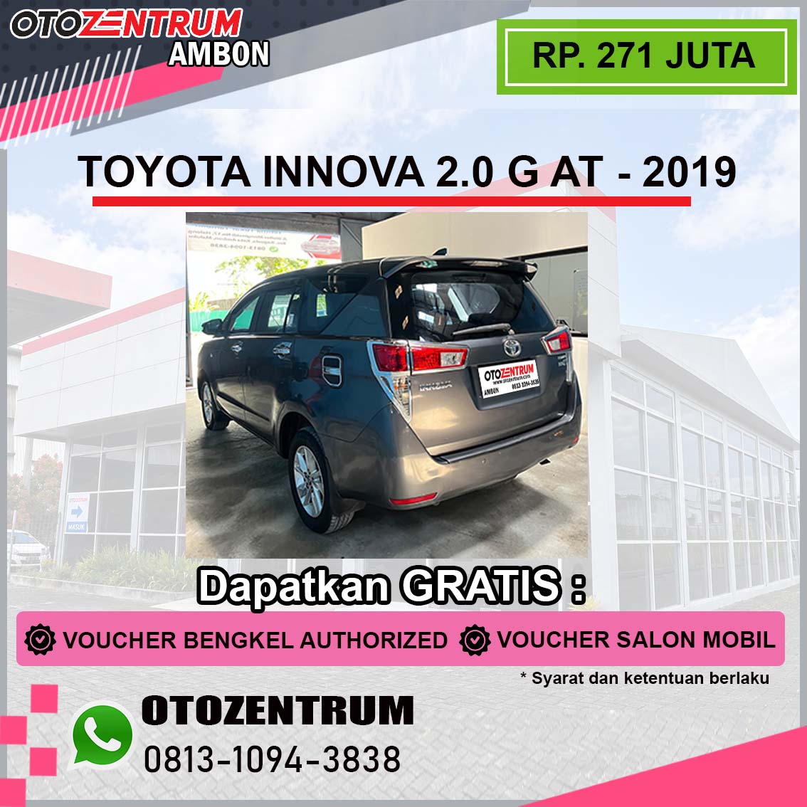 INNOVA 2.0 G AT - 2019 - DE 1846 AN 3