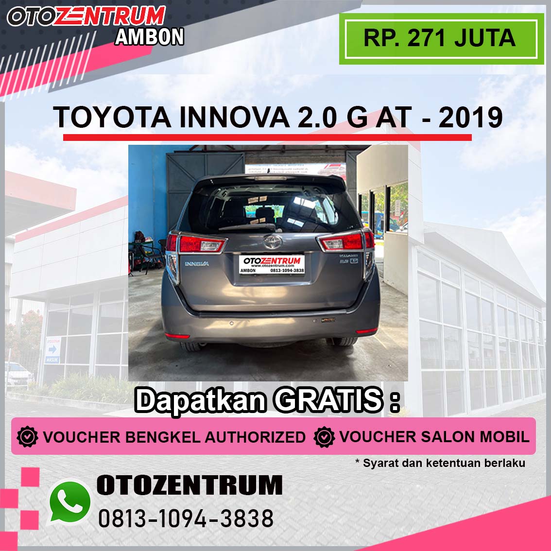 INNOVA 2.0 G AT - 2019 - DE 1846 AN 4