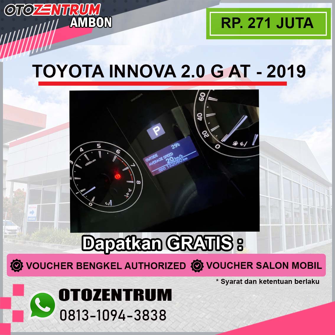 INNOVA 2.0 G AT - 2019 - DE 1846 AN 5