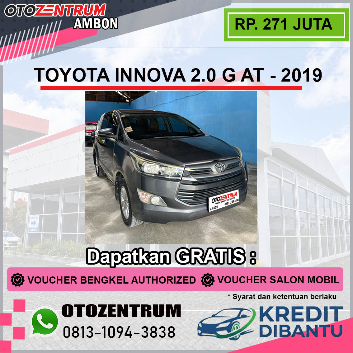 INNOVA 2.0 G AT - 2019 - DE 1846 AN