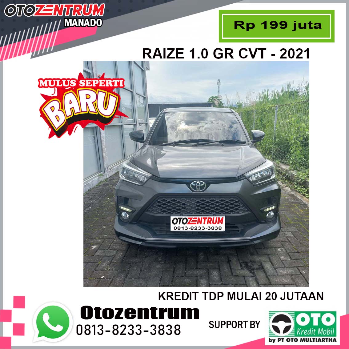 RAIZE 1.0 GR CVT - DB 1158 WA