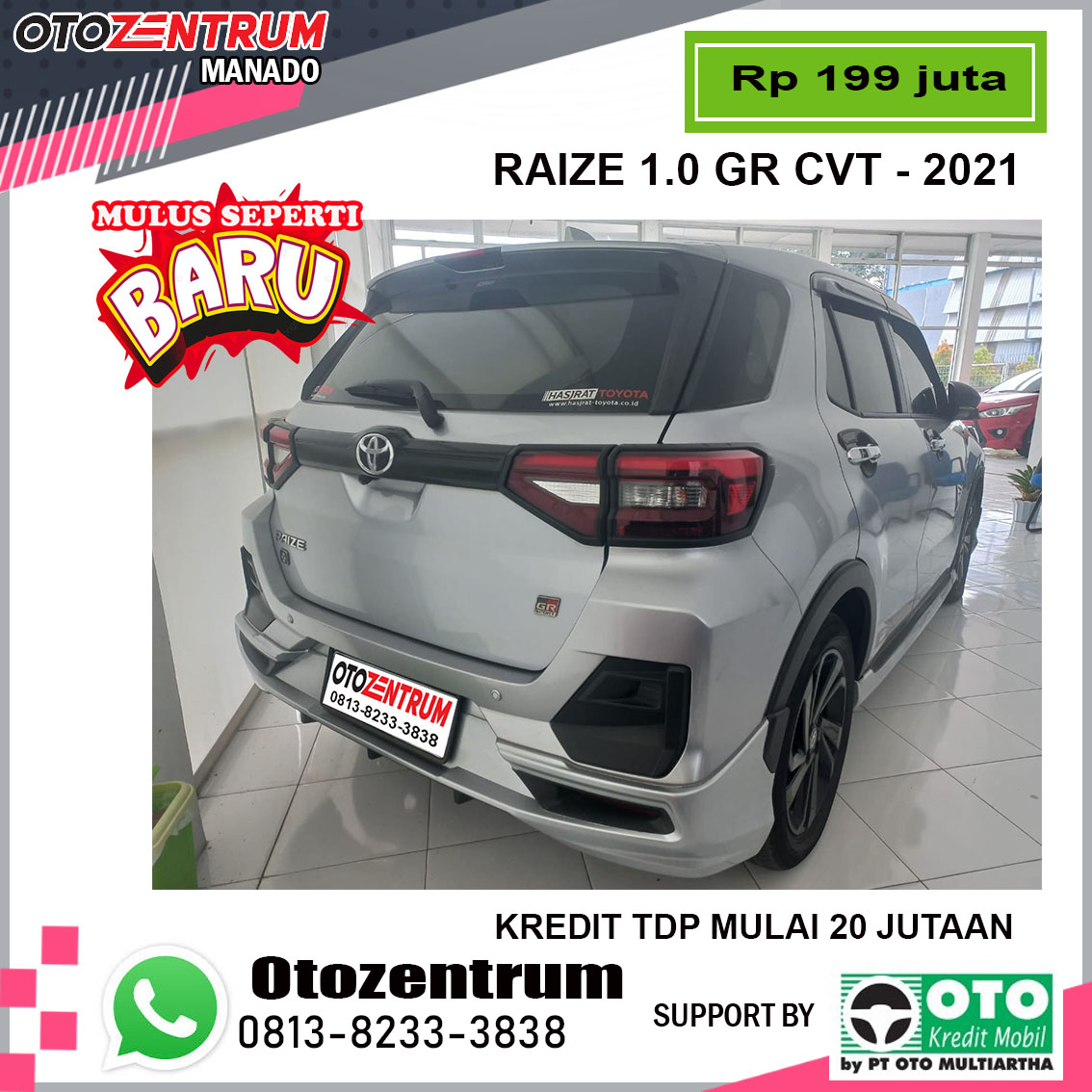 RAIZE 1.0 GR CVT -  DB 1558 RI 2