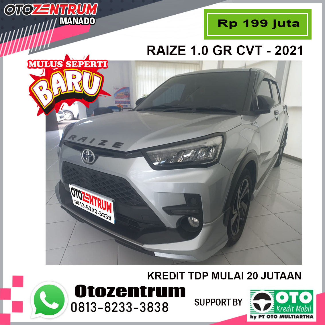 RAIZE 1.0 GR CVT -  DB 1558 RI