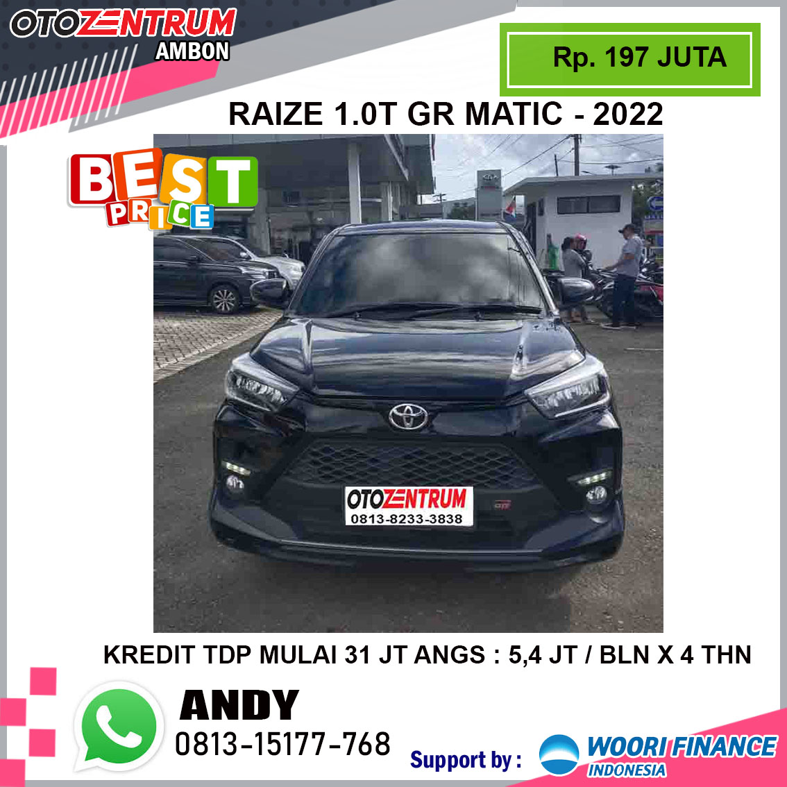 RAIZE 1.0T GR CVT - DE 1002 AT