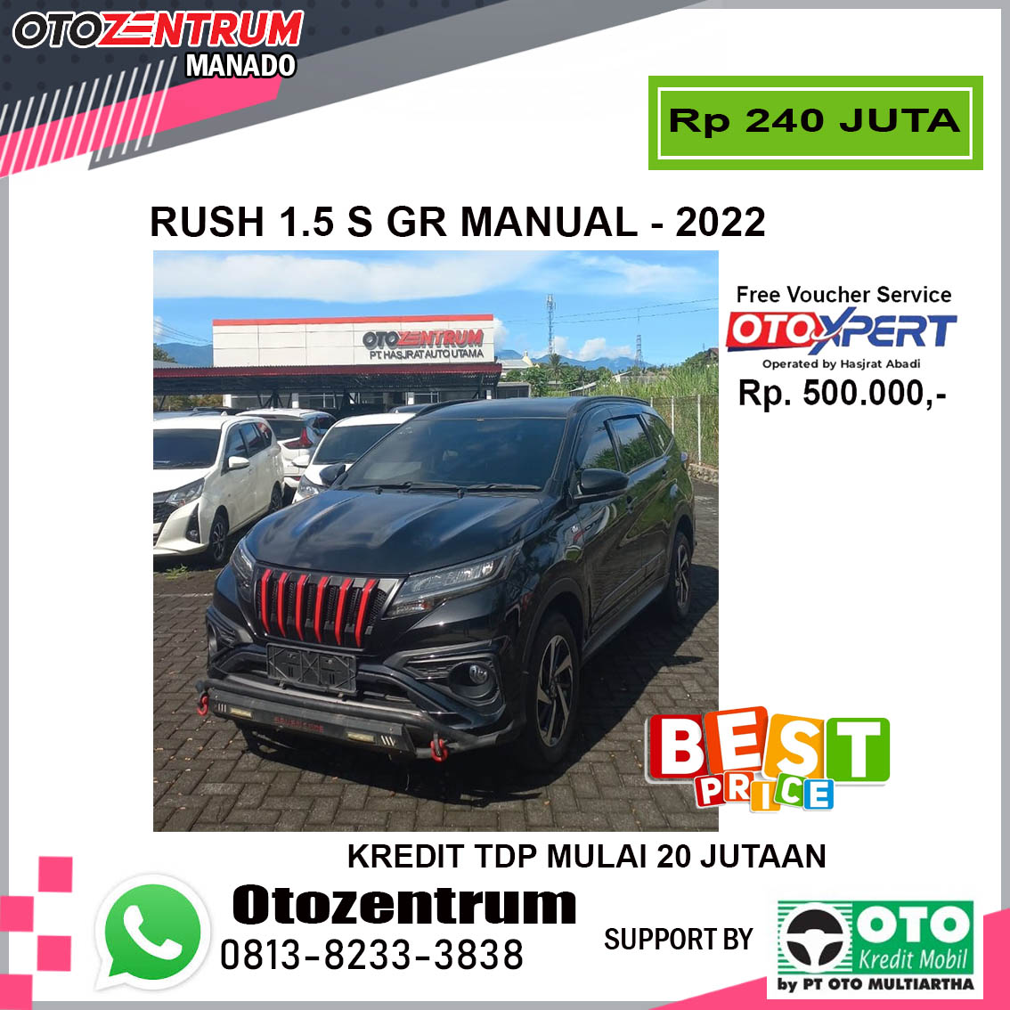 RUSH 1.5 S GR MANUAL - DB 1032 WB