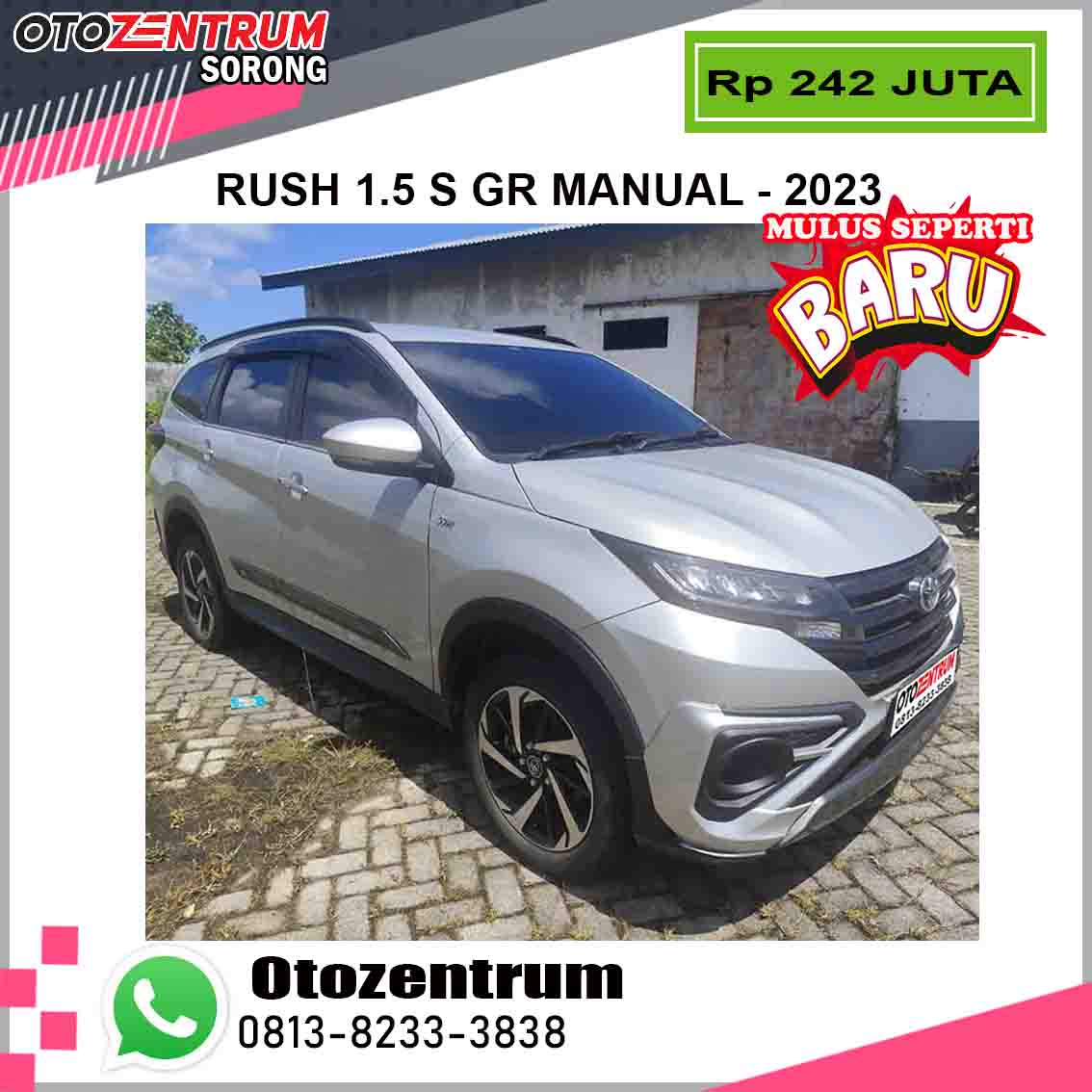 RUSH 1.5 S MT GR - PB 1896 T