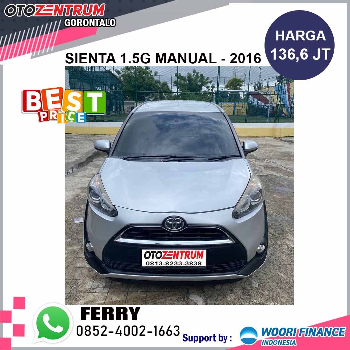 SIENTA 1.5 G M/T - DM 1734 BE 2